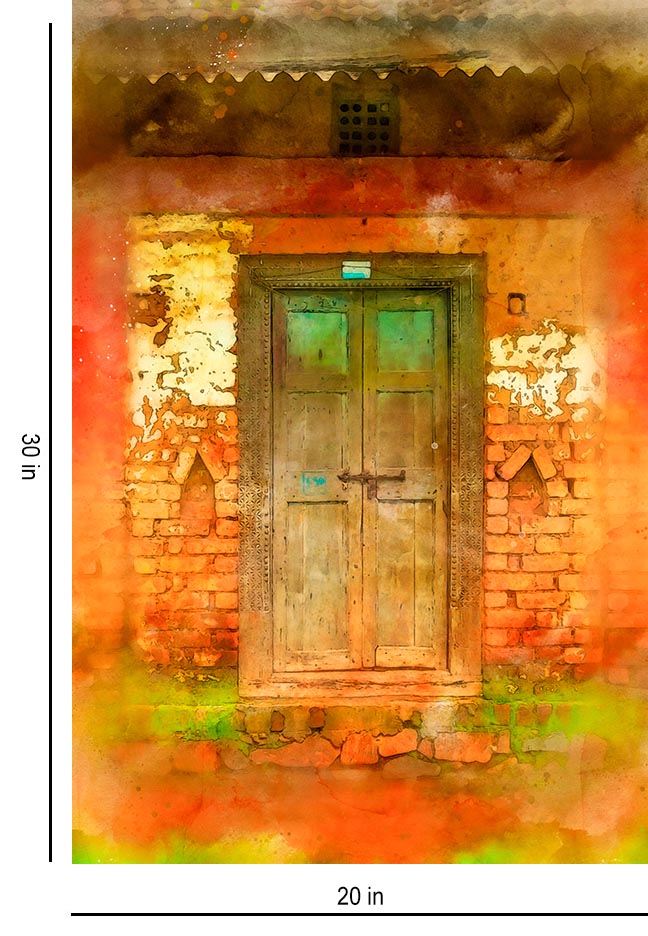Ancient Front Door - Jawhar Thane - Wall Decor - 3