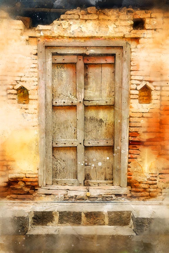 Ancient Front Door - Wai (1) - Wall Decor - 2