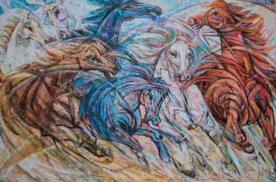 Morning Run of Horses - Wall Decor - 2