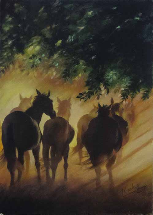 Return of Horses at Dawn - Wall Decor - 3