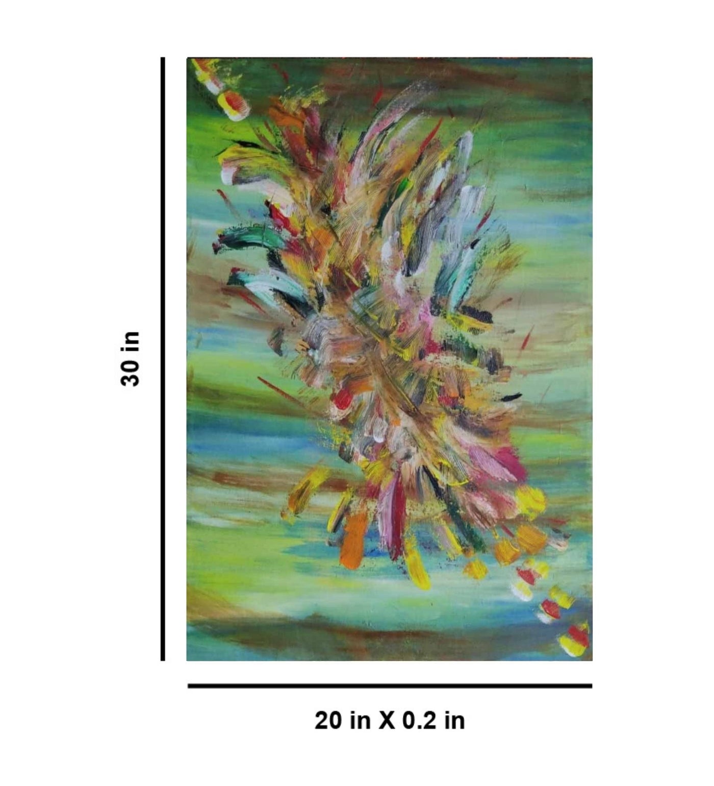Abstract Feathers - Wall Decor - 3