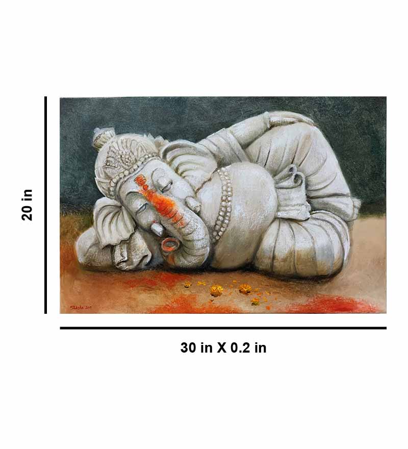 Yogadhipa (Ganesha) - Wall Decor - 3