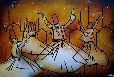 The Whirling Sufi - Wall Decor - 2