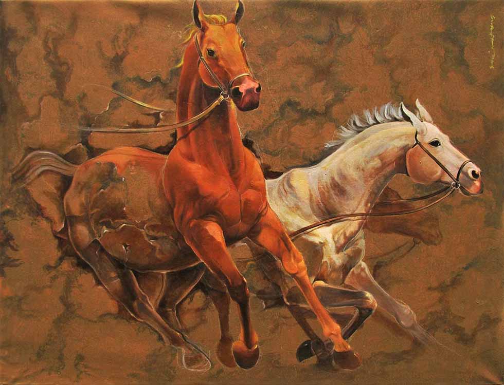 Tale of Two Horses - Wall Decor - 2