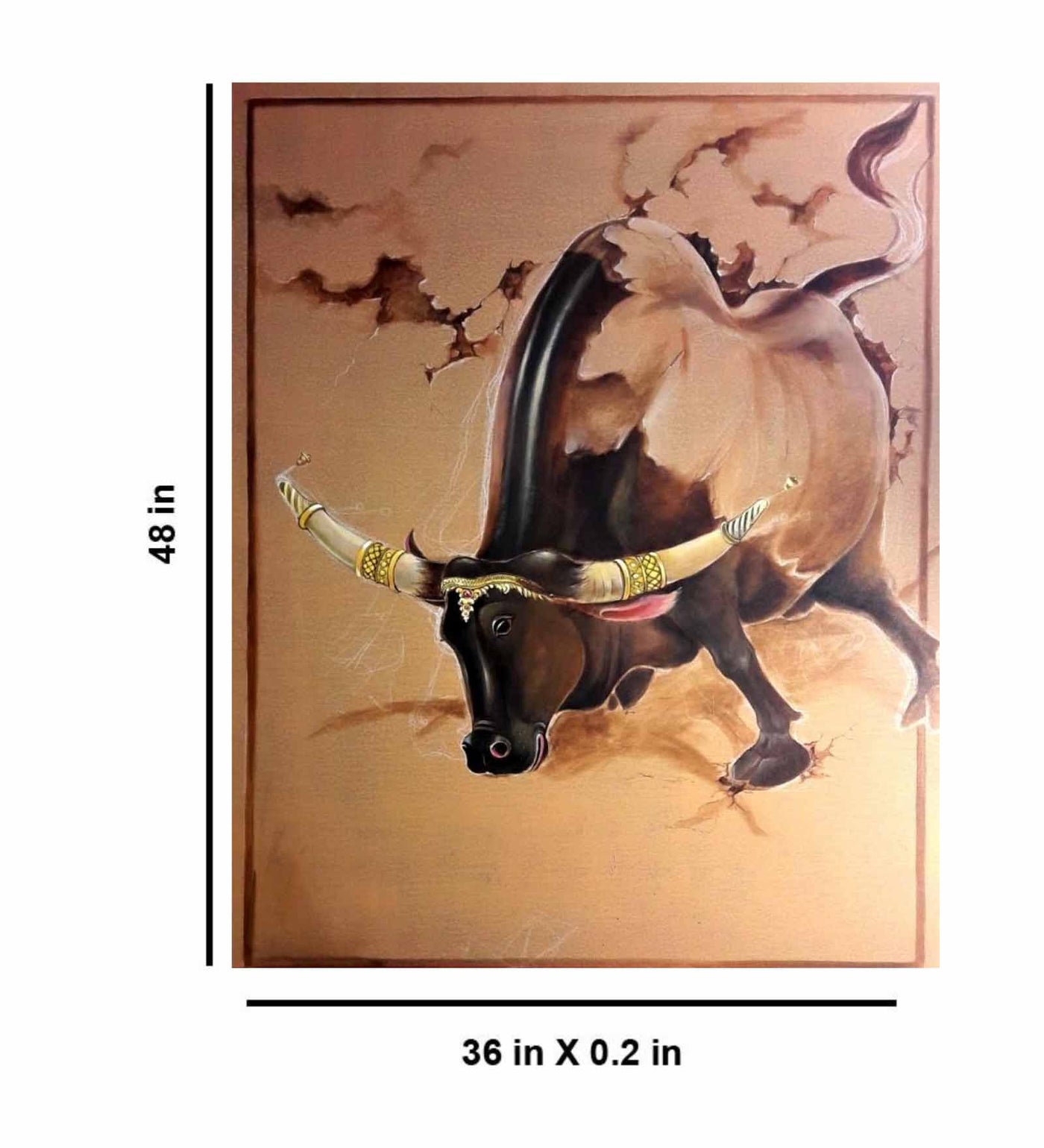 Bull in its Glory - Wall Decor - 3