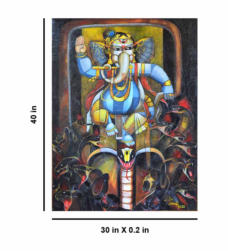 Krishnarup Gajanan - Wall Decor - 3