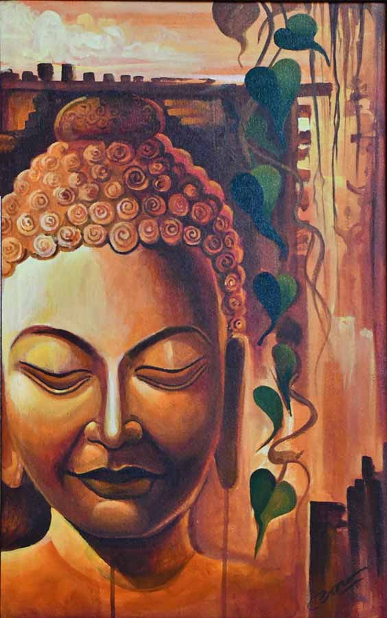 Serene Buddha - Wall Decor - 2