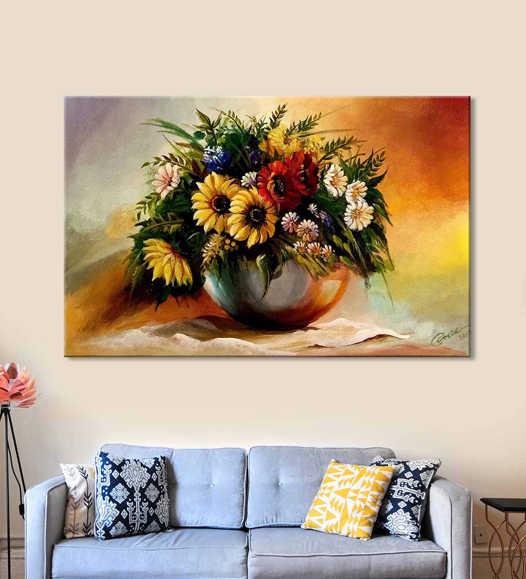 Blooming Flowers - Wall Decor - 1