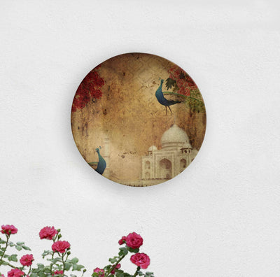 Taj Mahal- Symbol of Love Decorative Wall Plate - Wall Decor - 1