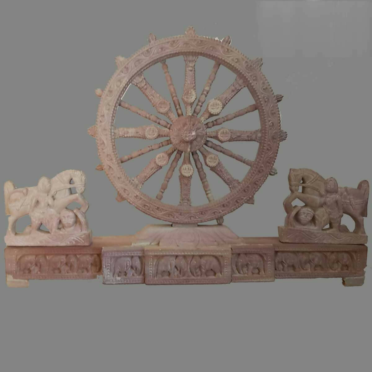 Konark Wheel in Pink Stone SC-99-99 - Decor & Living - 1
