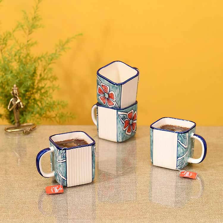 Flowers of Ecstasy Coffee Mugs, Arctic - Set of 4 - Dining & Kitchen - 1