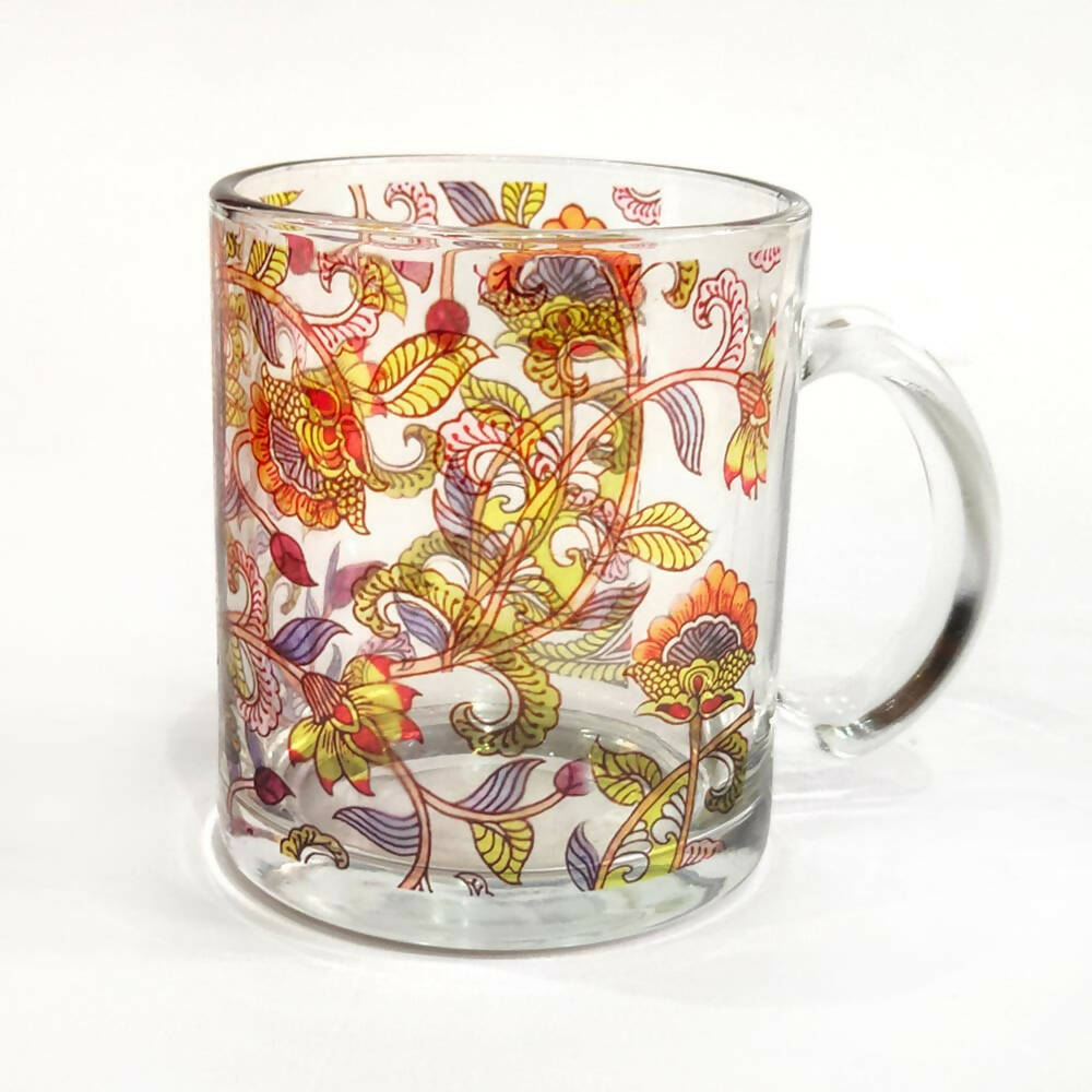 Transparent Floral Coffee Mug - Dining & Kitchen - 1
