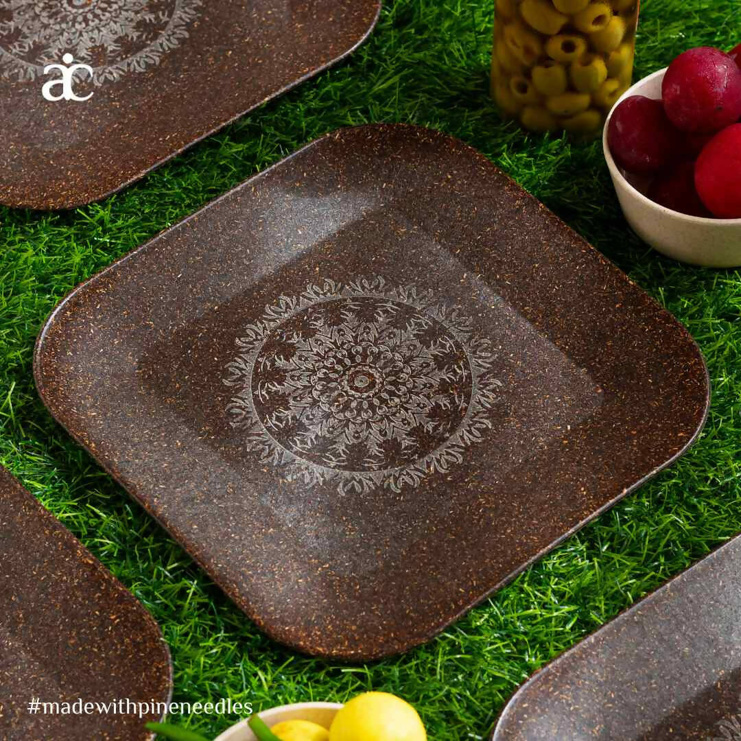 Patio Platter Plate - Brown - Chakra (Pack of 4) - Dining & Kitchen - 1