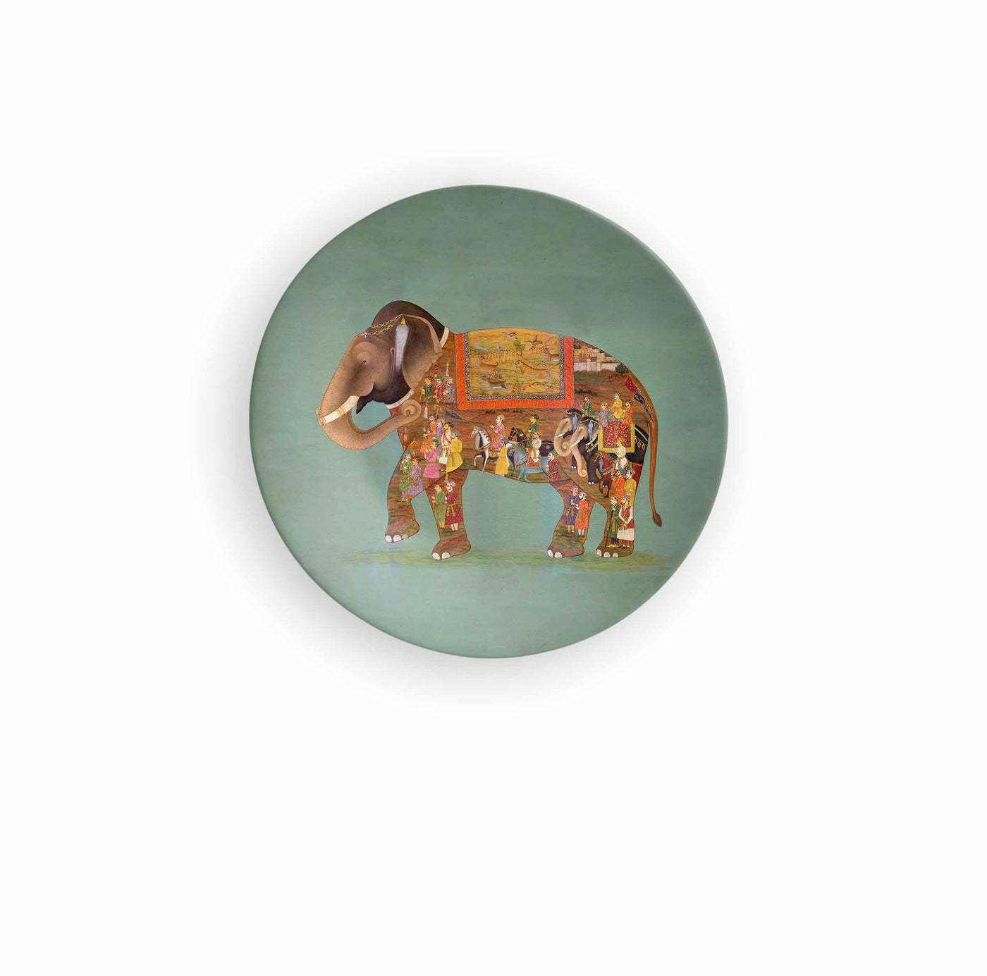 Royal Elephant Decorative Wall Plate - Wall Decor - 2