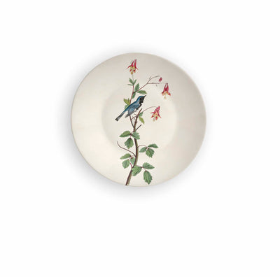 Indian Floral Bird Chirping Decorative Wall Plate - Wall Decor - 2