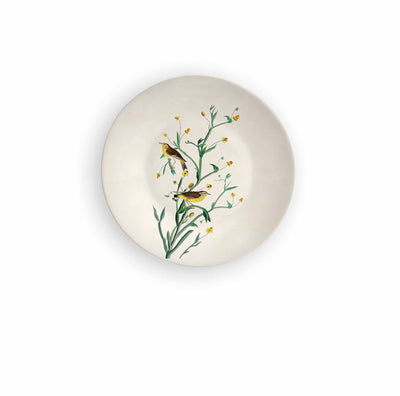 Indian Birds Flower Within Decorative Wall Plate - Wall Decor - 2
