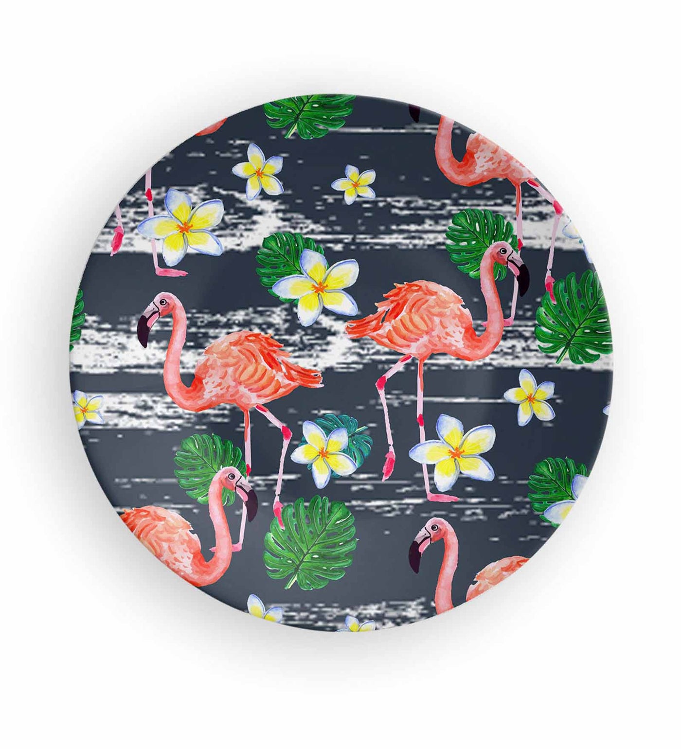 Dance of Flamingos Decorative Wall Plates - Wall Decor - 3