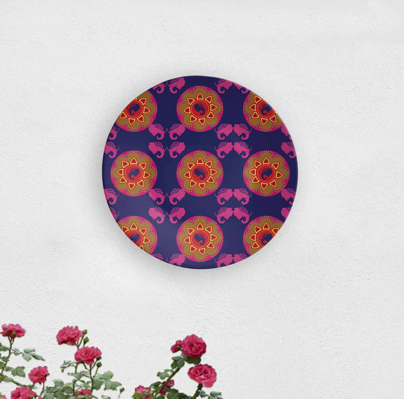 Purple Paradise Decorative Wall Plate - Wall Decor - 1