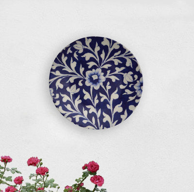 Turkish Flora Splash Decorative Wall Plate - Wall Decor - 1