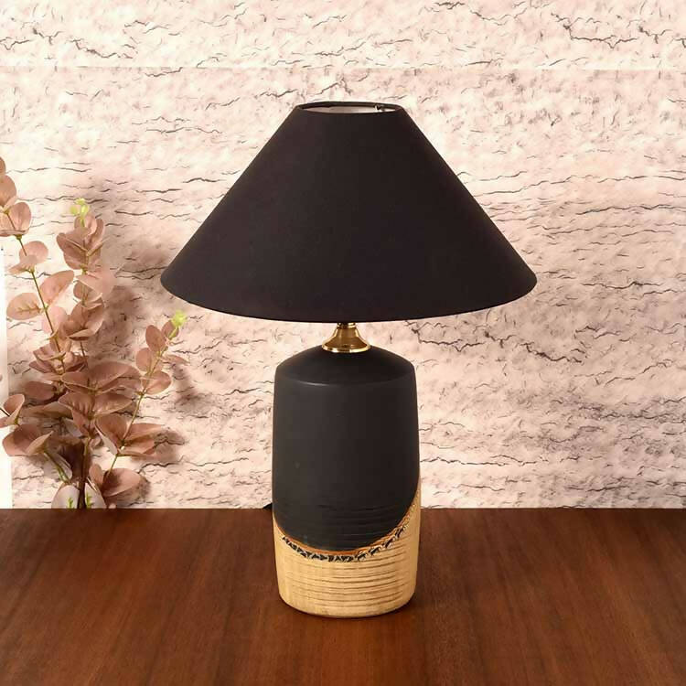Midnight's Secret Table Lamp with Shade (13x13x18") - Decor & Living - 1