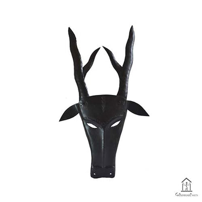 Wrought Iron Stag Mask - Wall Decor - 2