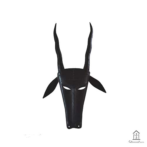 Wrought Iron Deer Mask - Wall Decor - 2