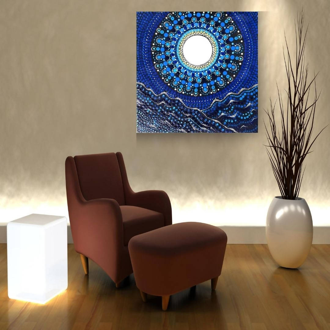 Moonlight (Dot Art) - Wall Decor - 1
