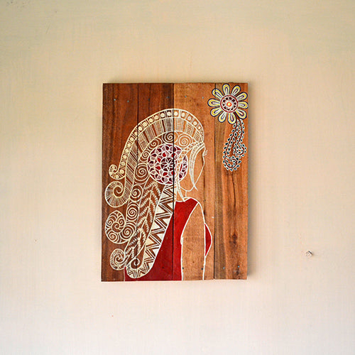 Wooden Hand Painted Wall Decor - Wall Decor - 3