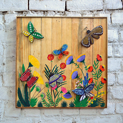 Wooden Hand Painted Wall Decor - Wall Decor - 2