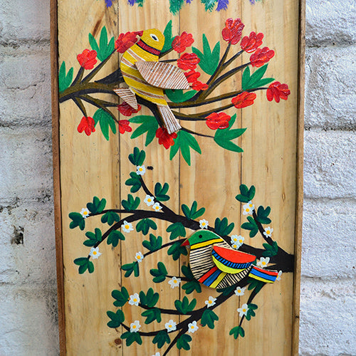 Wooden Hand Painted Wall Decor - Wall Decor - 3