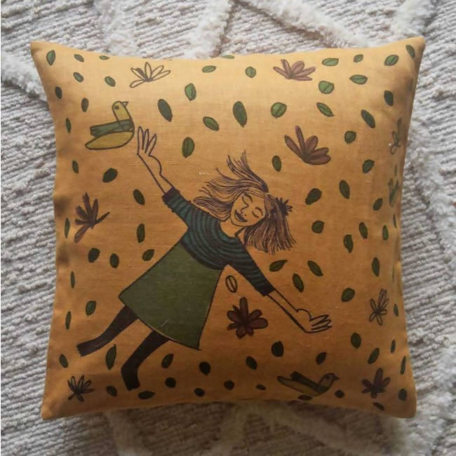 Golden Afternoon | Alice In Wonderland Cushion Cover - Decor & Living - 1
