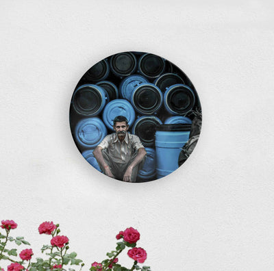 Streets of India Decorative Wall Plate - Wall Decor - 1