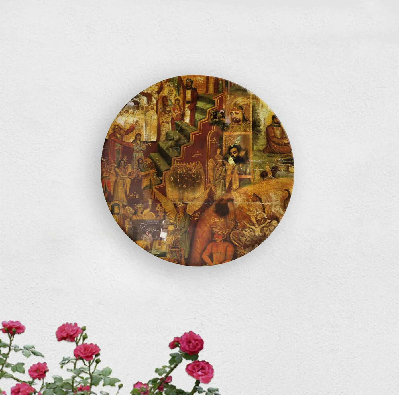 Artistic Painting Decorative Wall Plate - Wall Decor - 1