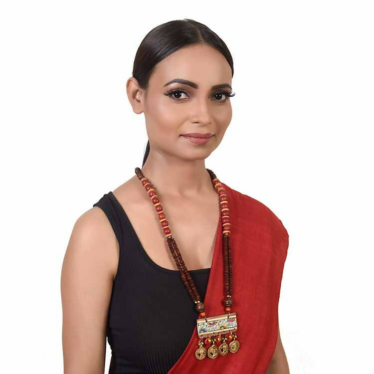 The Guardians' Handcrafted Tribal Dhokra Necklace - Fashion & Lifestyle - 3