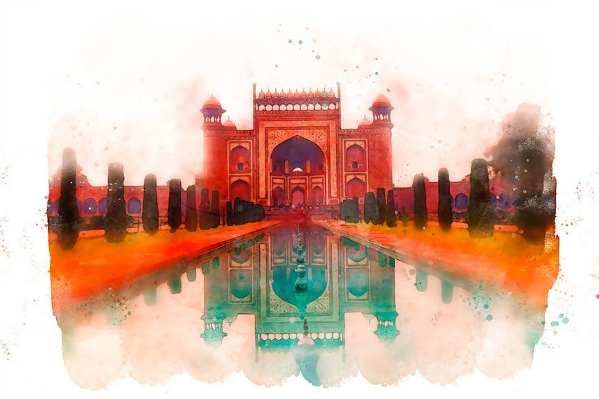 Taj Mahal Gate - Darwaza-i-Rauza 1 - Wall Decor - 2