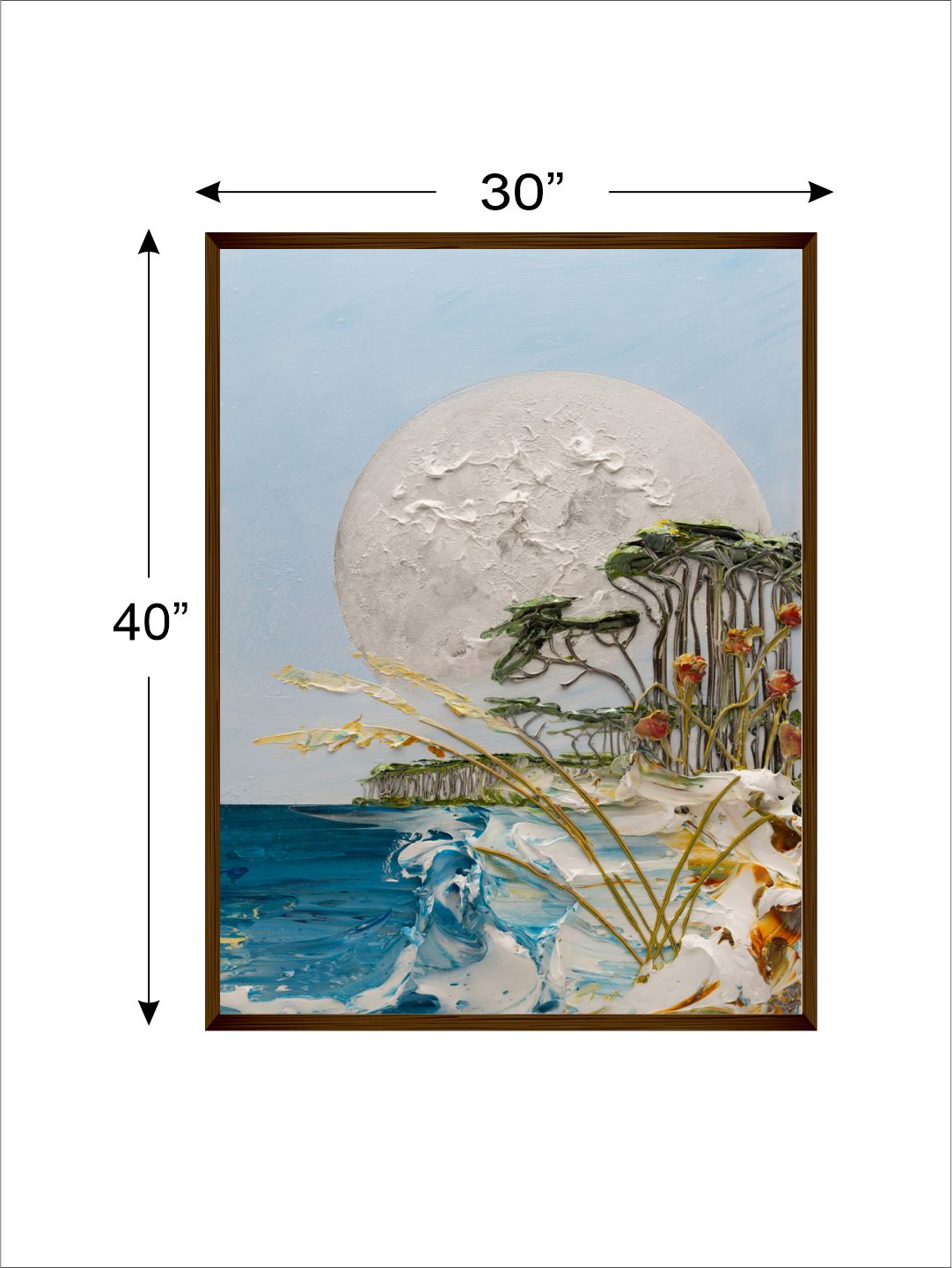 Land and Sea Scape Acrylic - Wall Decor - 4