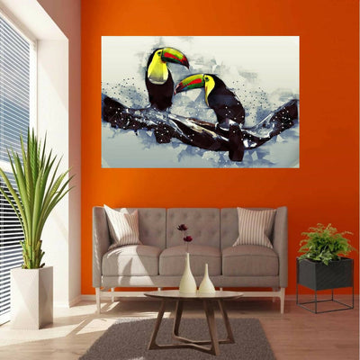 Toucan Sitting on the Branch - Wall Decor - 1
