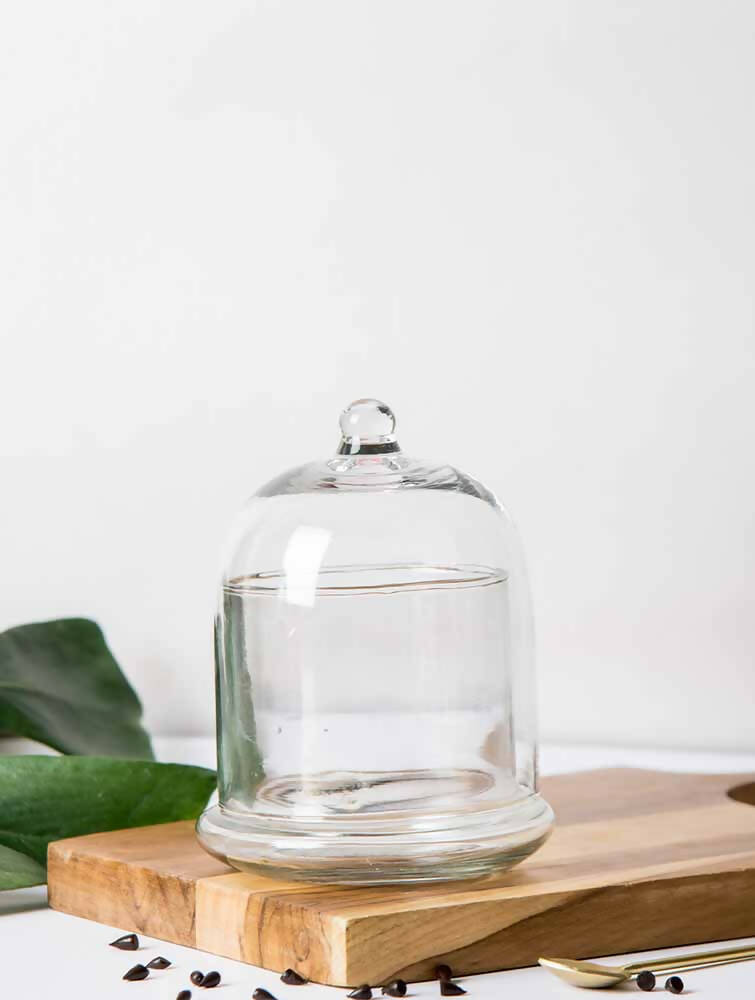 Glass Bell Jar - White (Set of 2) - Dining & Kitchen - 1