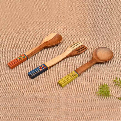 Handcrafted Wooden Ladles (Set of 3) - Dining & Kitchen - 1