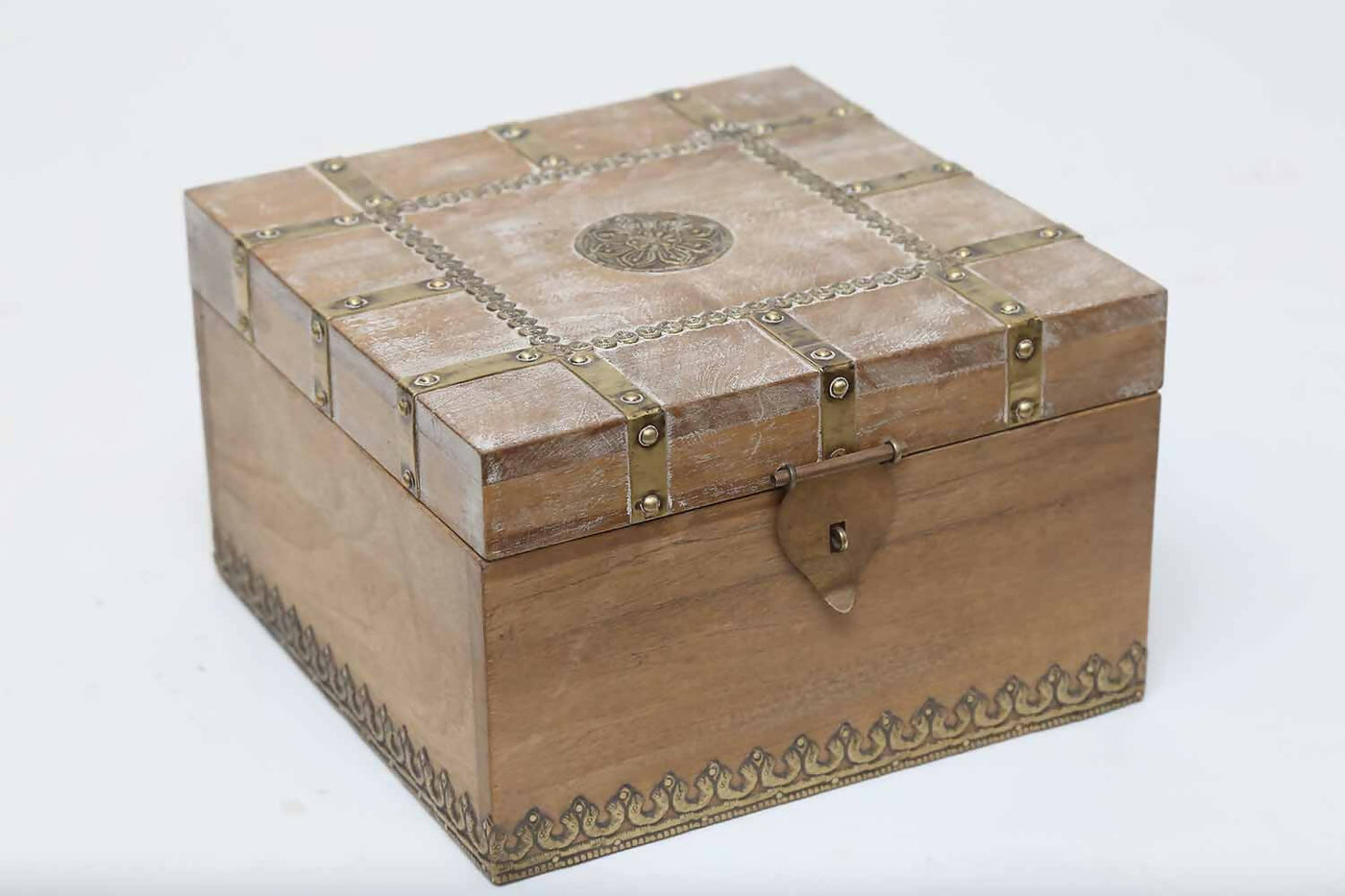 Ella Boxed-In Beauties Wooden Jewellery Box (10in x 10in x 6in) - Furnishing & Utilities - 1