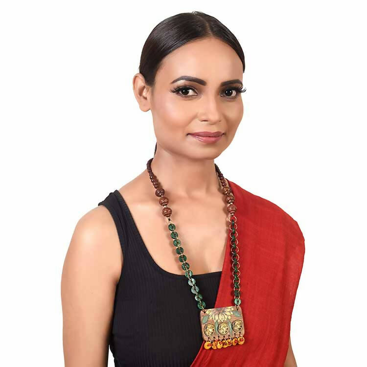 The Bride' Handcrafted Tribal Dhokra Necklace - Fashion & Lifestyle - 3