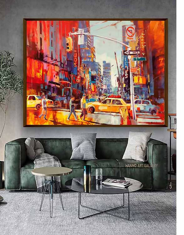 Old New York Abstract Art - Wall Decor - 1