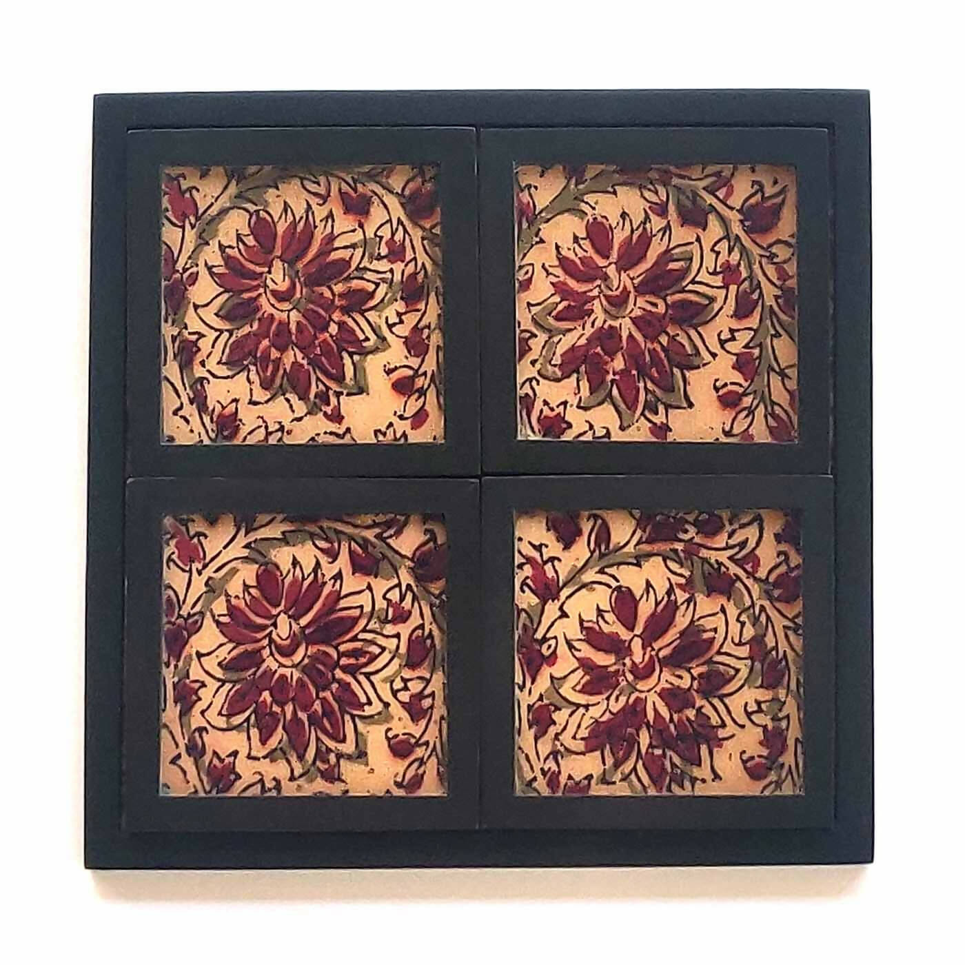 Multicolor MDF Trivet With Coaster - Dining & Kitchen - 2
