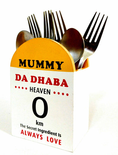 Ek Do Dhai Milestone Cutlery Holder - Dining & Kitchen - 1