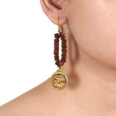 The Empress Loop Handcrafted Tribal Dhokra Earrings - Fashion & Lifestyle - 2