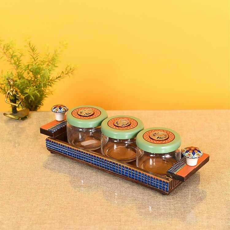 Minty Green Storage Jars - Set of 4 - Dining & Kitchen - 1