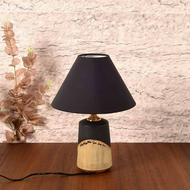 Midnight's Secret Table Lamp with Shade (10x10x14") - Decor & Living - 1