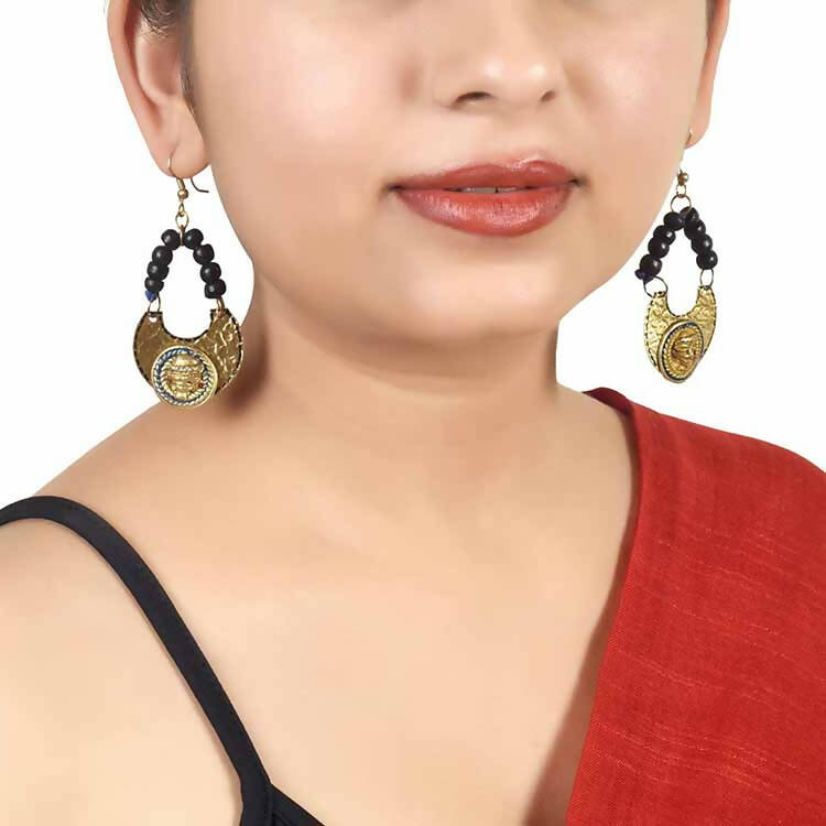 The Moon Queen Handcrafted Tribal Earrings - Fashion & Lifestyle - 3