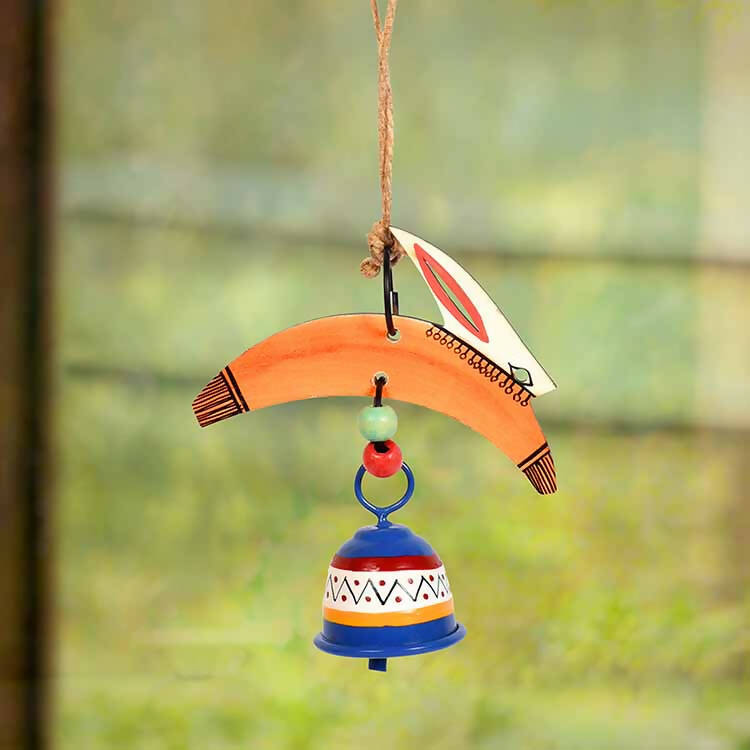 Rabbit Wind Chimes with Metal Bell for Outdoor Hanging - Accessories - 1