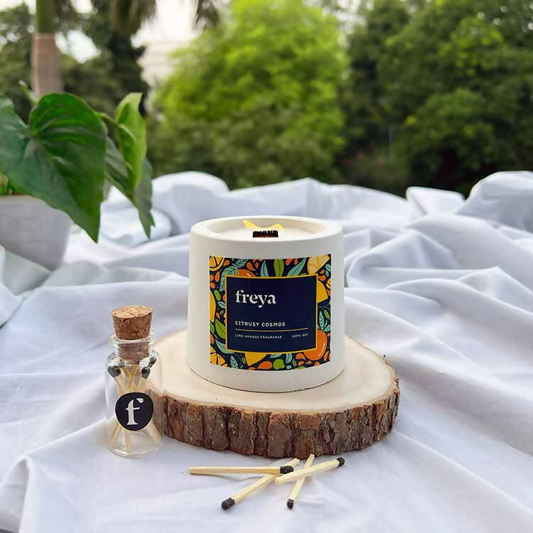 Citrusy Cosmos Mini Soy Candle - Decor & Living - 1